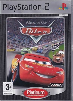 Disney Pixar Biler - PS2 - Platinum (B Grade) (Used) (Danish)